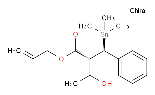 (2R)-allyl 3-hydroxy-2-((R)-phenyl(trimethylstannyl)methyl)butanoate