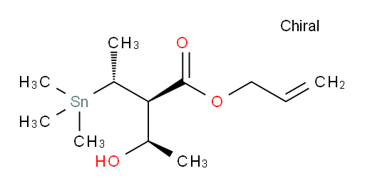 (2R,3R)-allyl 3-hydroxy-2-((R)-1-(trimethylstannyl)ethyl)butanoate