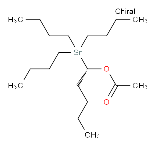 (S)-1-(三丁基锡基)戊基 乙酸酯