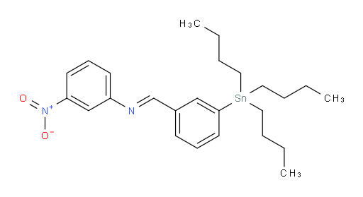 (E)-3-nitro-N-(3-(tributylstannyl)benzylidene)aniline