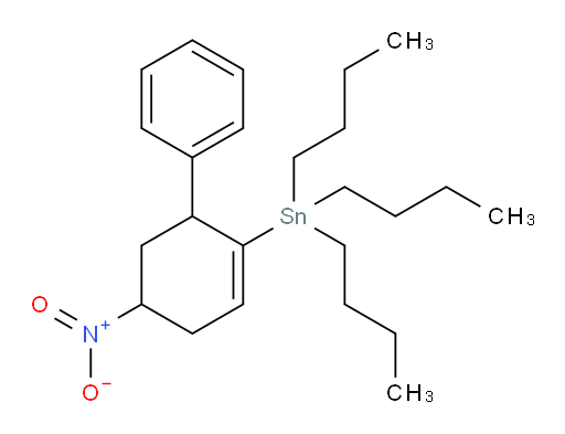 tributyl(5-nitro-1,4,5,6-tetrahydro-[1,1'-biphenyl]-2-yl)stannane