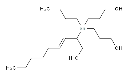 (E)-三丁基(癸-4-烯-3-基)锡烷