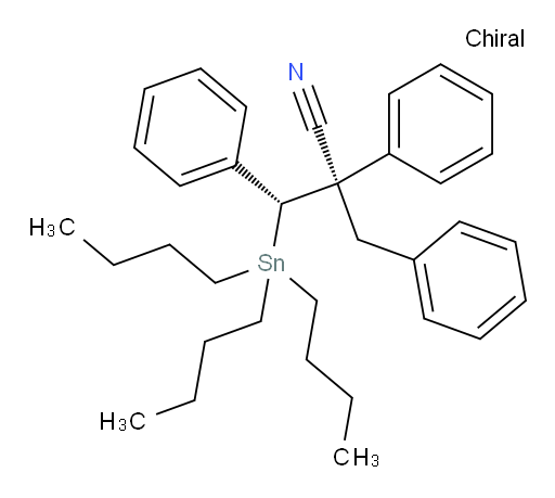 (2R,3R)-2-苄基-2,3-二苯基-3-(三丁基锡基)丙腈