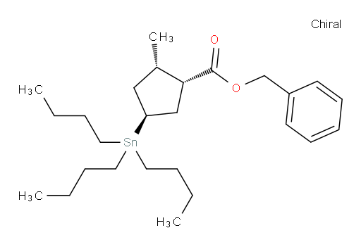 (1R,2S,4S)-benzyl 2-methyl-4-(tributylstannyl)cyclopentanecarboxylate