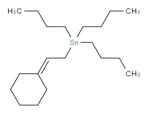 tributyl(2-cyclohexylideneethyl)stannane