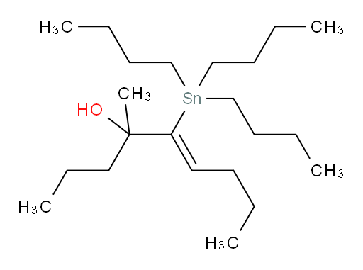 (Z)-4-methyl-5-(tributylstannyl)non-5-en-4-ol