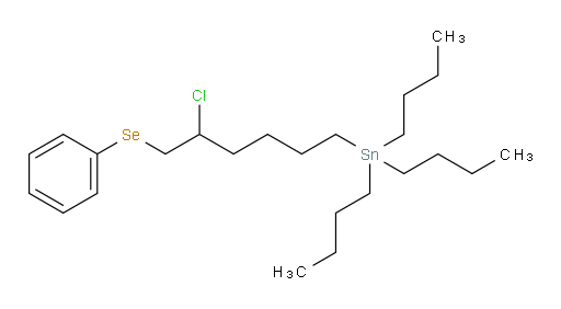 tributyl(5-chloro-6-(phenylselanyl)hexyl)stannane
