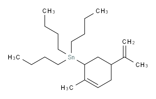 tributyl(2-methyl-5-(prop-1-en-2-yl)cyclohex-2-en-1-yl)stannane