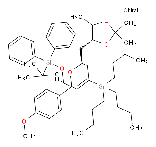 tert-butyl(((5S,E)-5-((4-methoxybenzyl)oxy)-3-(tributylstannyl)-6-((4R)-2,2,5-trimethyl-1,3-dioxolan-4-yl)hex-2-en-1-yl)oxy)diphenylsilane