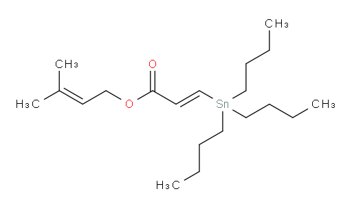 (E)-3-methylbut-2-en-1-yl 3-(tributylstannyl)acrylate