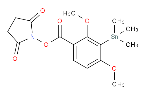 2,5-dioxopyrrolidin-1-yl 2,4-dimethoxy-3-(trimethylstannyl)benzoate