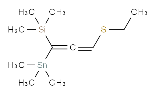 (3-(ethylthio)-1-(trimethylstannyl)propa-1,2-dien-1-yl)trimethylsilane