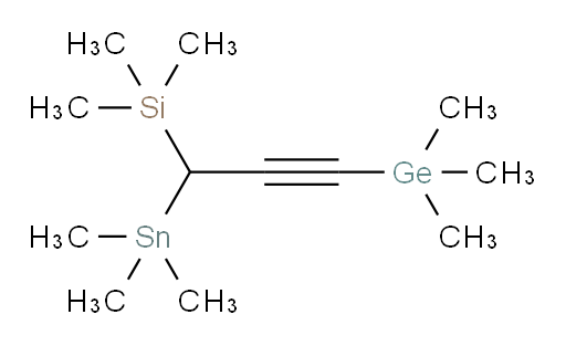 trimethyl(3-(trimethylgermyl)-1-(trimethylstannyl)prop-2-yn-1-yl)silane