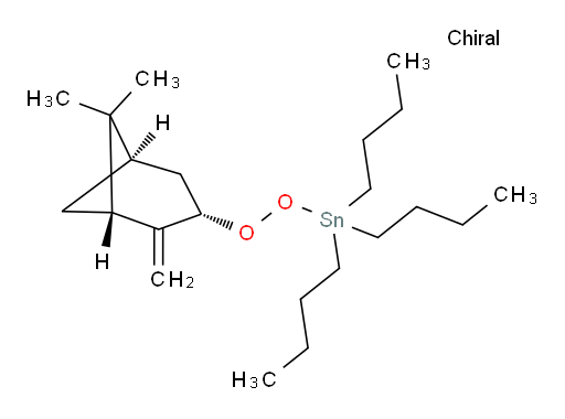 tributyl(((1R,3S,5R)-6,6-dimethyl-2-methylenebicyclo[3.1.1]heptan-3-yl)peroxy)stannane