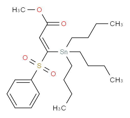 (Z)-methyl 3-(phenylsulfonyl)-3-(tributylstannyl)acrylate