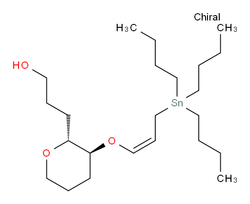 3-((2R,3S)-3-(((Z)-3-(tributylstannyl)prop-1-en-1-yl)oxy)tetrahydro-2H-pyran-2-yl)propan-1-ol