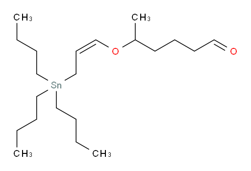 (Z)-5-((3-(tributylstannyl)prop-1-en-1-yl)oxy)hexanal