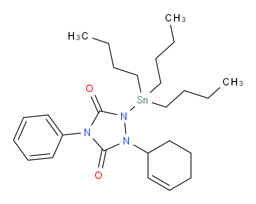 1-(cyclohex-2-en-1-yl)-4-phenyl-2-(tributylstannyl)-1,2,4-triazolidine-3,5-dione