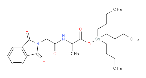 三丁基锡基 2-(2-(1,3-二氧代异吲哚啉-2-基)乙酰胺基)丙酸酯