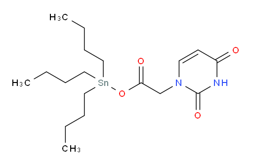 tributylstannyl 2-(2,4-dioxo-3,4-dihydropyrimidin-1(2H)-yl)acetate