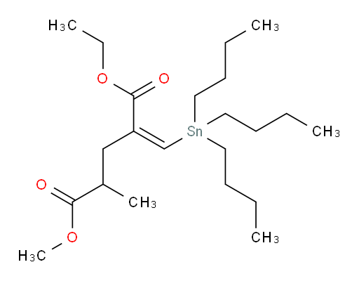 (Z)-1-ethyl 5-methyl 4-methyl-2-((tributylstannyl)methylene)pentanedioate