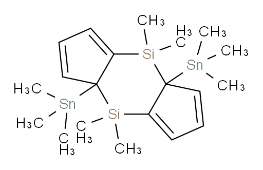 4,4,8,8-tetramethyl-3a,7a-bis(trimethylstannyl)-3a,4,7a,8-tetrahydrodicyclopenta[b,e][1,4]disiline