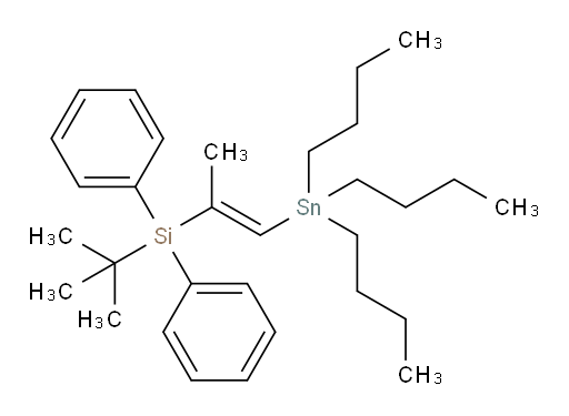 (E)-tert-butyldiphenyl(1-(tributylstannyl)prop-1-en-2-yl)silane