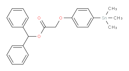 benzhydryl 2-(4-(trimethylstannyl)phenoxy)acetate