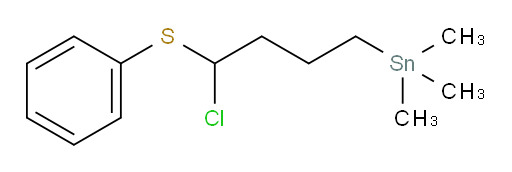 (4-chloro-4-(phenylthio)butyl)trimethylstannane