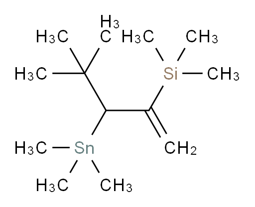 (4,4-dimethyl-3-(trimethylstannyl)pent-1-en-2-yl)trimethylsilane