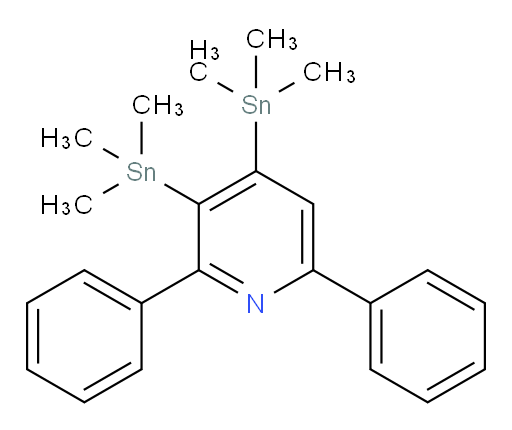 2,6-diphenyl-3,4-bis(trimethylstannyl)pyridine