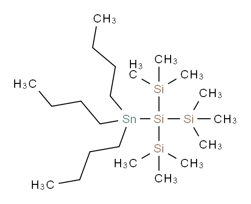 1,1,1,3,3,3-hexamethyl-2-(tributylstannyl)-2-(trimethylsilyl)trisilane