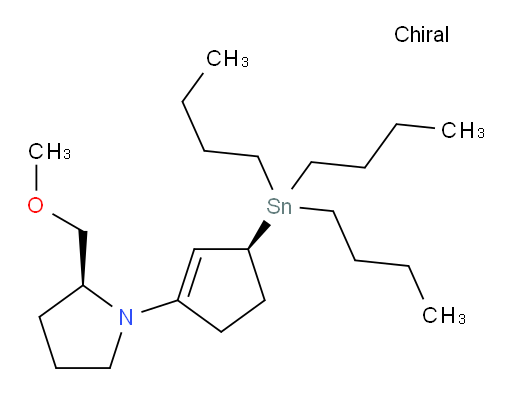 (S)-2-(methoxymethyl)-1-((S)-3-(tributylstannyl)cyclopent-1-en-1-yl)pyrrolidine