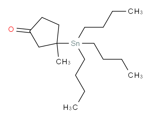 3-methyl-3-(tributylstannyl)cyclopentanone