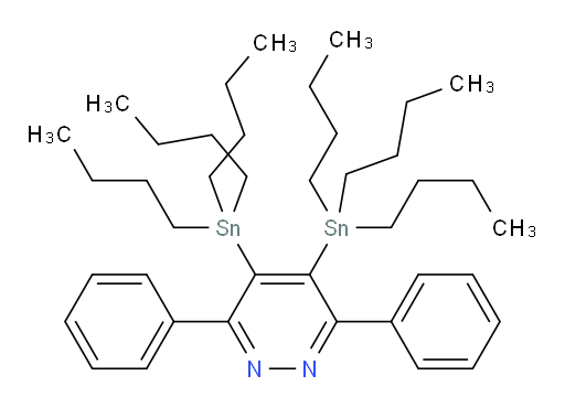 3,6-diphenyl-4,5-bis(tributylstannyl)pyridazine