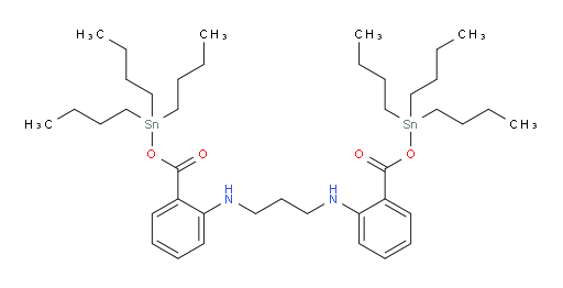 bis(tributylstannyl) 2,2'-(propane-1,3-diylbis(azanediyl))dibenzoate