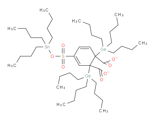 1,2-bis(tributylgermyl)-4-(((tributylstannyl)oxy)sulfonyl)cyclohexa-3,5-diene-1,2-dicarboxylate