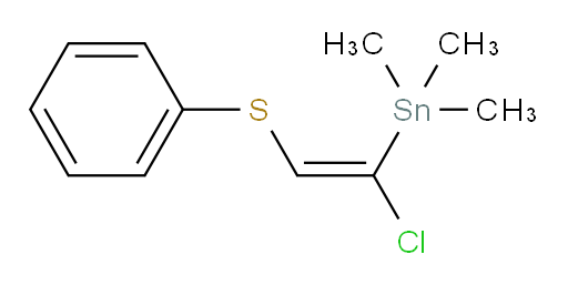 (Z)-(1-chloro-2-(phenylthio)vinyl)trimethylstannane