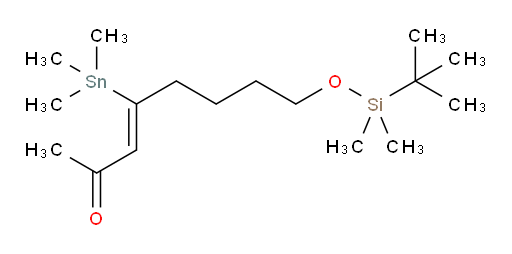 (Z)-8-((tert-butyldimethylsilyl)oxy)-4-(trimethylstannyl)oct-3-en-2-one