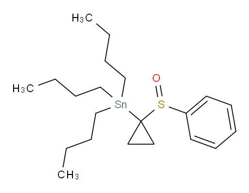tributyl(1-(phenylsulfinyl)cyclopropyl)stannane