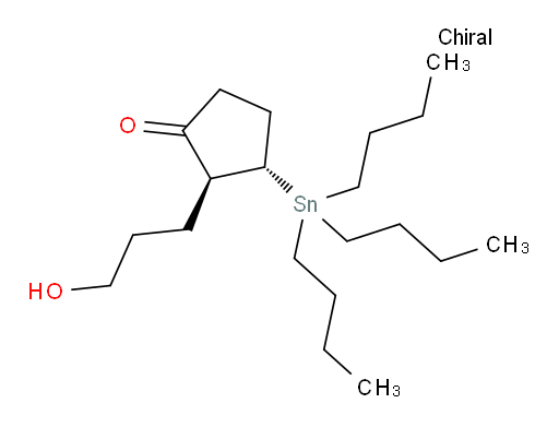 (2S,3S)-2-(3-hydroxypropyl)-3-(tributylstannyl)cyclopentanone