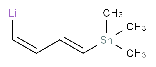 ((1Z,3E)-4-(trimethylstannyl)buta-1,3-dien-1-yl)lithium