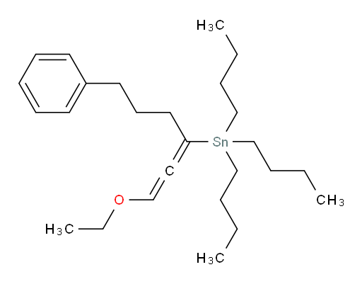 tributyl(1-ethoxy-6-phenylhexa-1,2-dien-3-yl)stannane