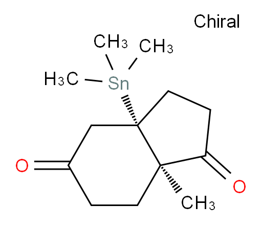 (3aS,7aR)-7a-methyl-3a-(trimethylstannyl)hexahydro-1H-indene-1,5(6H)-dione