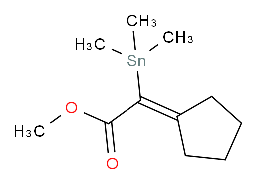 methyl 2-cyclopentylidene-2-(trimethylstannyl)acetate