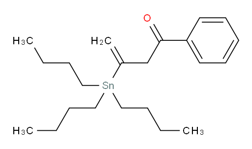1-phenyl-3-(tributylstannyl)but-3-en-1-one