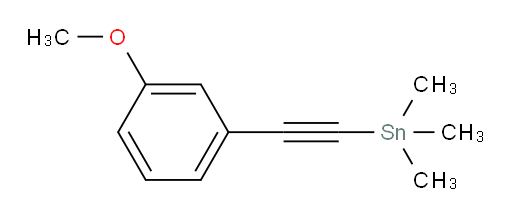 ((3-methoxyphenyl)ethynyl)trimethylstannane