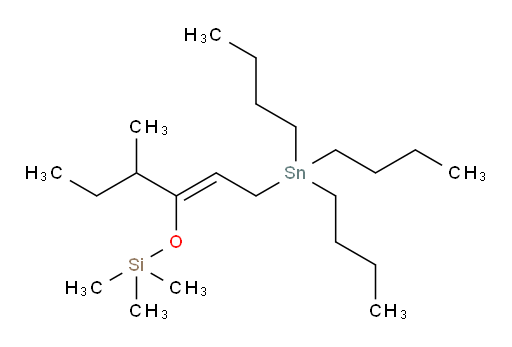 (Z)-trimethyl((4-methyl-1-(tributylstannyl)hex-2-en-3-yl)oxy)silane