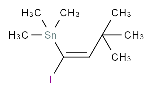 (E)-(1-iodo-3,3-dimethylbut-1-en-1-yl)trimethylstannane