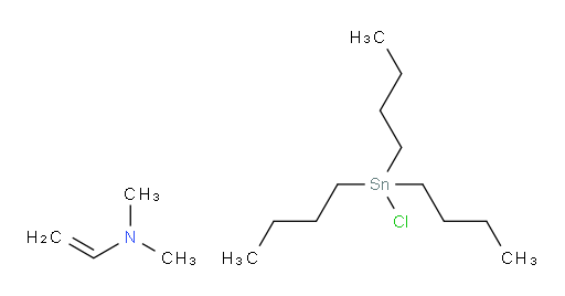 N,N-dimethylethenamine compound with tributylchlorostannane (1:1)